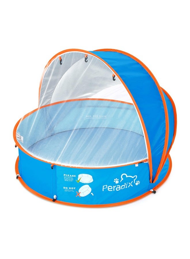 Peradix Baby Beach Tent Paddling Pool For Kids & Pets Infant Ball Pit Tent Toddler Wading Pool Uv Sun Shelter Canopy With Mosquito Net Portable Pop Up Tent Summer Beach Toys For Child - Image 1