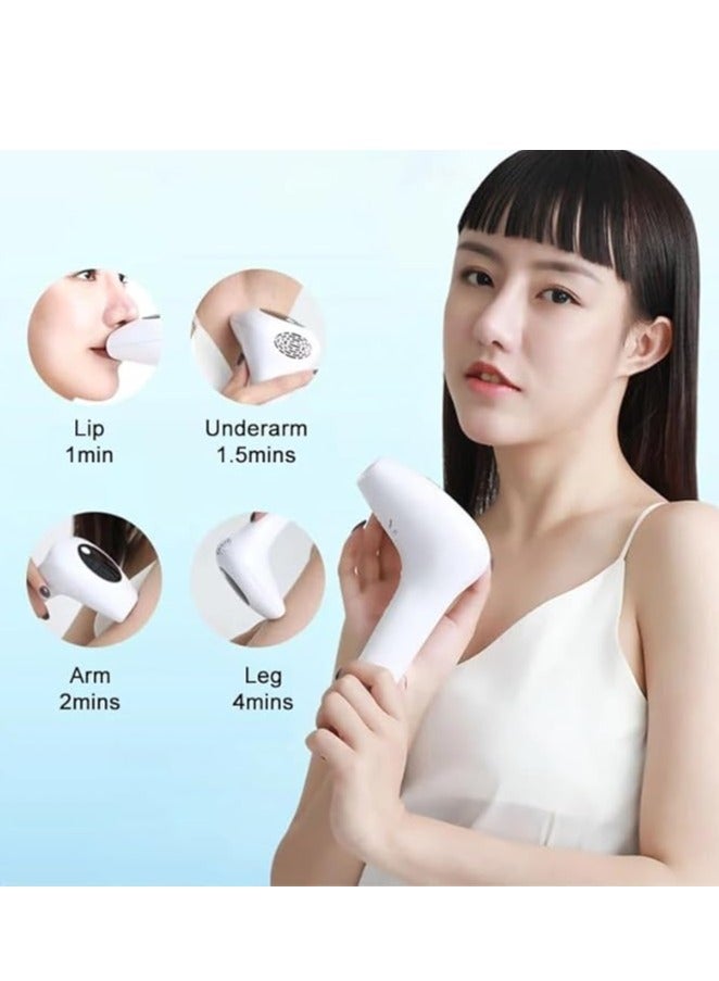 إسكدنيا إزالة الشعر بالليزر، جهاز إزالة الشعر مع مكشطة، جهاز إزالة الشعر بالليزر مع نظارة شمسية، إزالة الشعر بالليزر للنساء، إزالة الشعر بالليزر IPL للإبطين والساقين والذراعين، خط جيني للوجه - Image 3