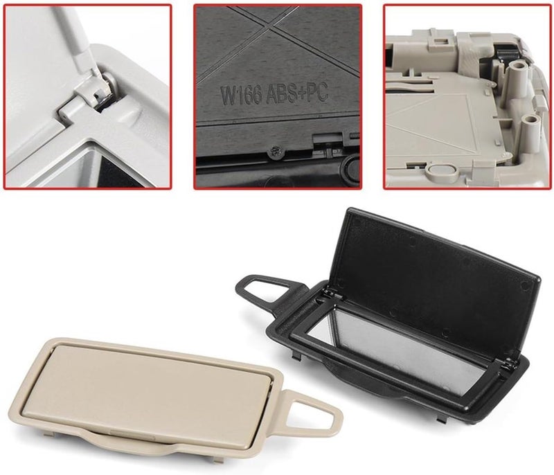 Wivplex Car Sun Visor Vanity Mirror Cover for Mercedes-Benz S-Class - Image 5