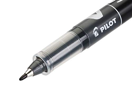 PILOT V Sign Pen - Fineliner Marker Pens - 2.0mm Nib Tip - 0.6mm Line Width - Teacher's Pack of 3 - Black, Blue & Green - Image 5