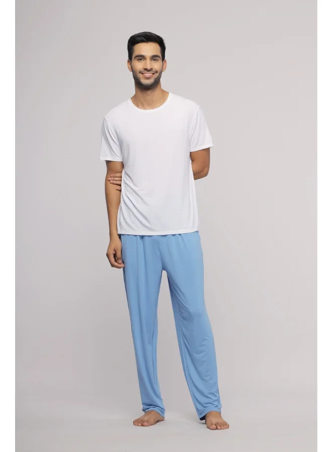 NeceSera Mens White Lounge T-Shirt