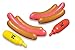SWIMLINE Inflatable Joust Set Pool Battle Game with RideOn Floats Boppers Hotdog Ketchup Mustard Brown Red Yellow - Image 3