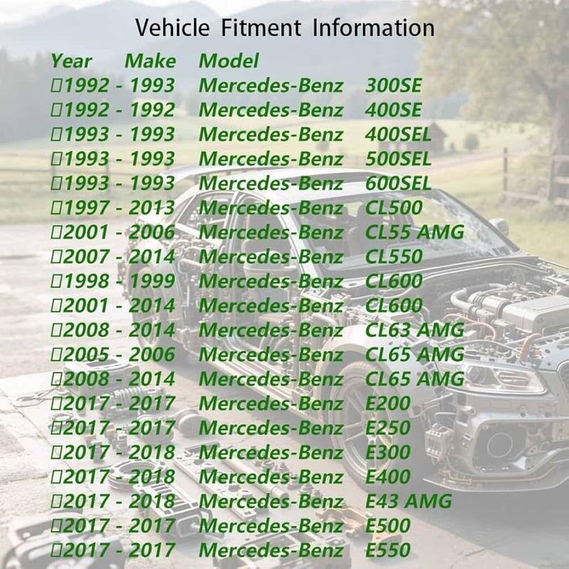 مجموعة مسامير وعزقات عجلات مرسيدس بنز 20 قطعة لـ ML350 S500 S550 CL500 GL450 - Image 5
