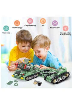 KASTWAVE Robot Building Kit for Kids, 5-in-1 Robot Building Kit for Kids STEM Building Toys Erector Set for Boys 6-12, 832PCS Building Bricks Construction Engineering Kits STEM Toys Best Gifts  - Image 2