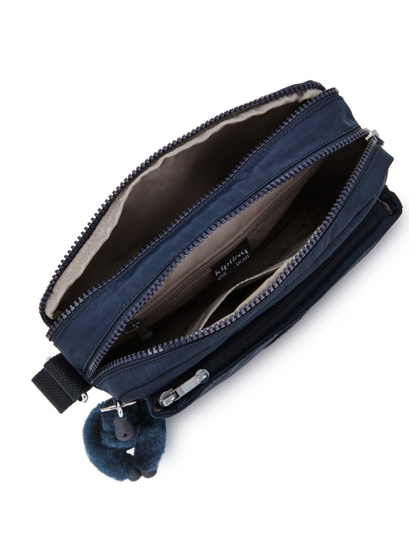 كيبلينغ حقيبة عابرة للجسم متوسطة أبانو إم مع حزام كتف قابل للتعديل - أزرق أزرق - Image 3