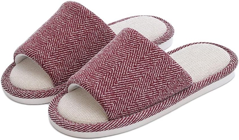 AioTio Fabric Slippers Indoor and Outdoor Slippers, Non-Slip Four Seasons Soft Bottom Slippers, Couple Slippers Men and Women Slippers - Image 1