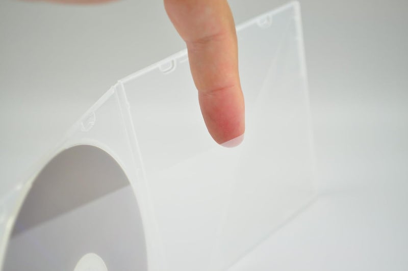 Maxtek 52mm Slim Single Clear PP Poly Plastic Cases with Outer Sleeve 200 Pack - Image 2