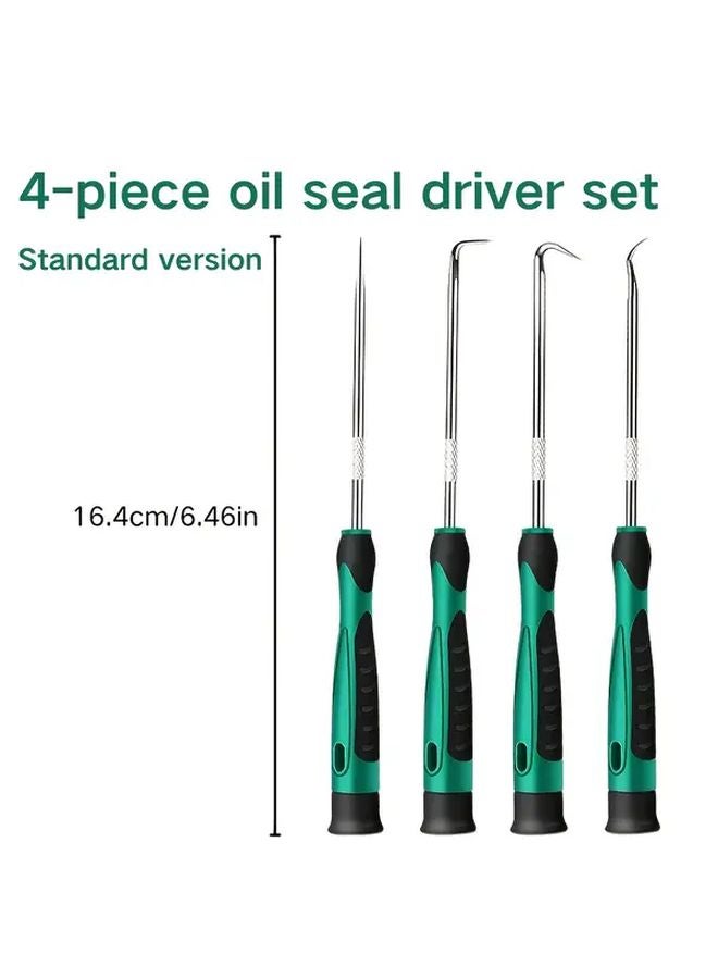 4pcs Oil Seal Puller Hook Jack Gasket Removal Tool for Oil Change - Image 3