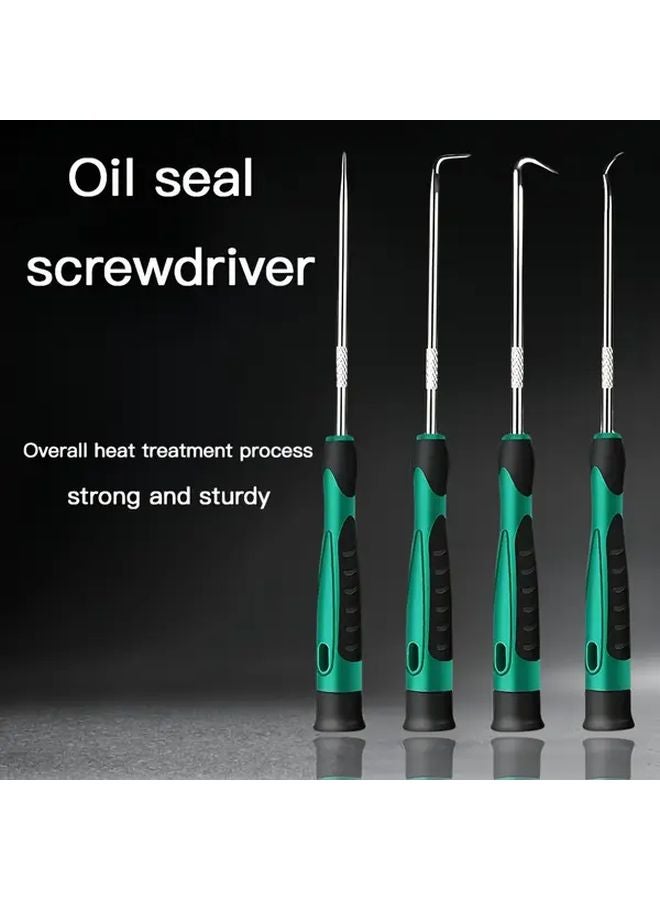 4pcs Oil Seal Puller Hook Jack Gasket Removal Tool for Oil Change - Image 2