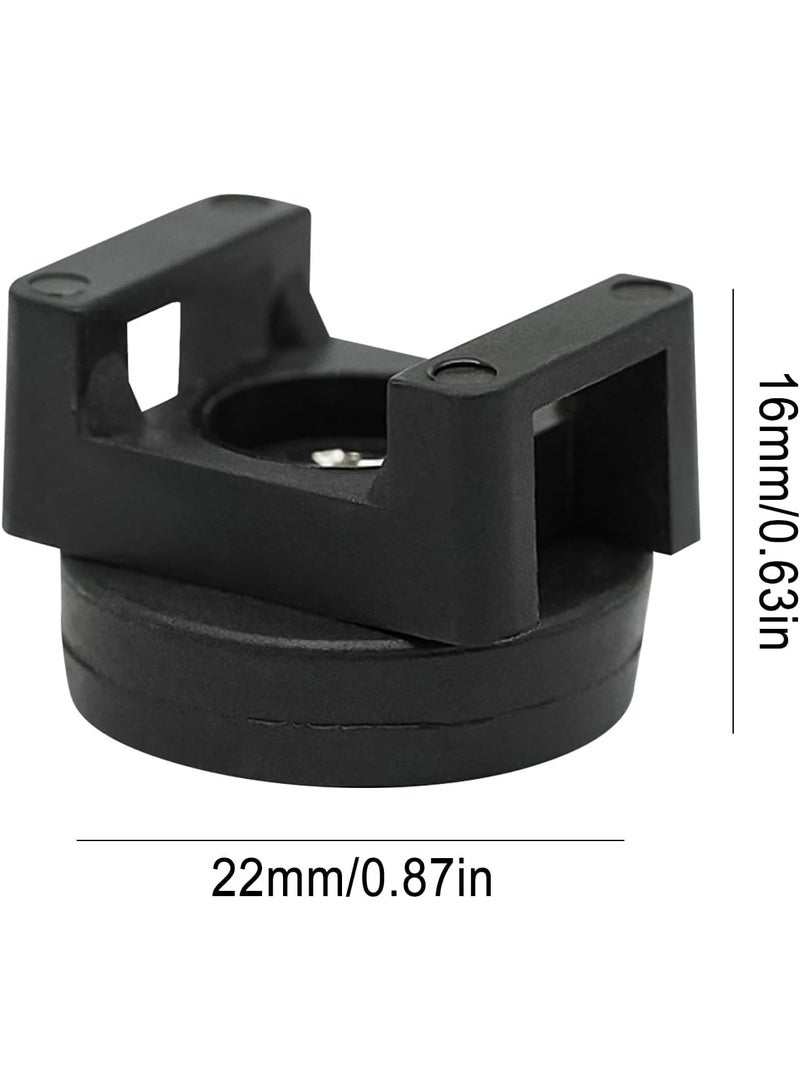Kiboule 20Pcs Magnetic Cable Zip Tie Base, Multipurpose Cable Ties Mount Wire Clips Management Base,Heavy Duty Wire Cable Holder Supplies for Electrical Cable Wire Organization(Vertical Tension 3.5kg) - Image 2
