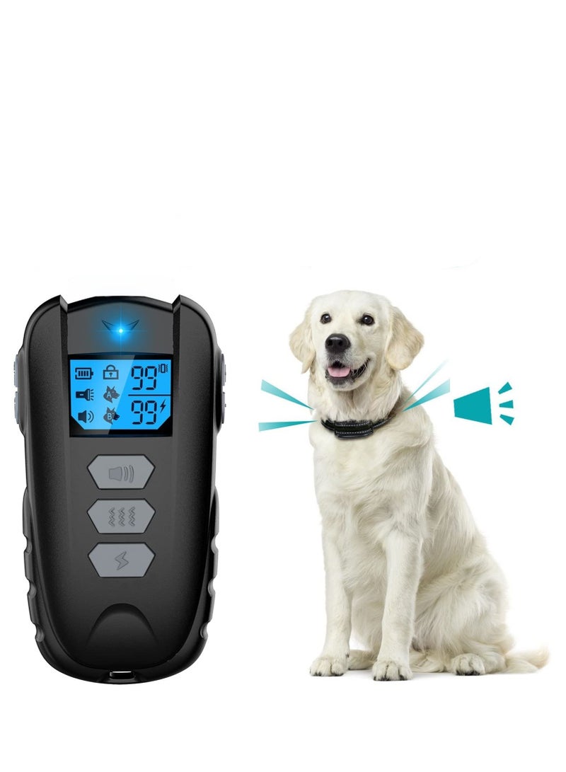 Excefore Dog Training Collar, Dog Shock Collar with 1650Ft Remote, IPX7 Waterproof Dog Collar with Beep - Image 1