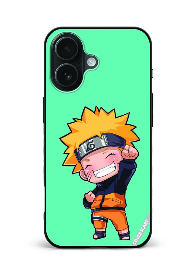 Protective Case Cover For Apple iPhone 16 Plus Naruto Design Multicolour