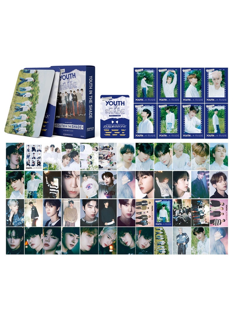 xozgdovg - Integrate small card KPOP Korean Wave photo card 55 boxed DIY collection IVE should support ZEROBASEONE small card - Image 1