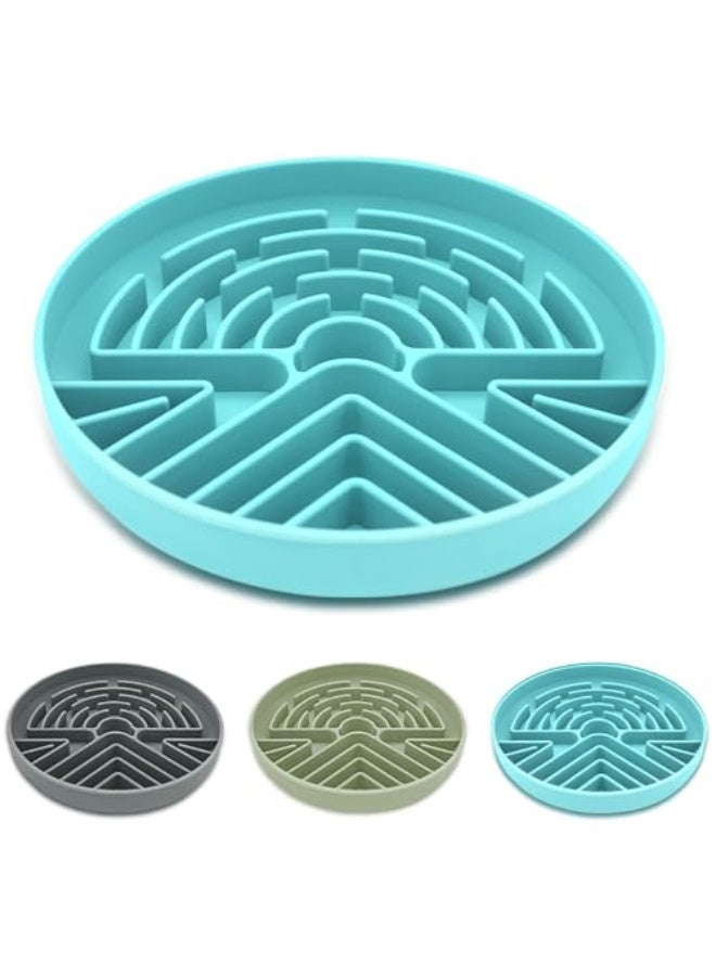 Lesipee Slow Feeder Dog Bowl for Large & Small Pets, Anti Choking Puzzle Dog Food Lick Mat with Non-Slip Base, Interactive Pet Slow Eating, Silicone Licking Mat Cat Feeding Bowl for Puppies & Cats - Image 1