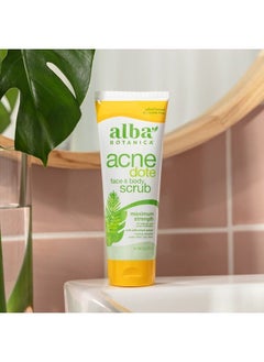 Alba Botanica مقشر الوجه والجسم Acnedote Maximum Strength، 8 أونصة  - Image 3