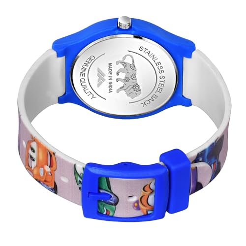Acnos Kid's Happy Colorful Water-Resistant Durable Watch for Boys Kids Boy with Fun Designs Adjustable Strap Positive Messages Watch for Kids - Image 2