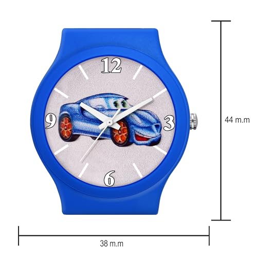 Acnos Kid's Happy Colorful Water-Resistant Durable Watch for Boys Kids Boy with Fun Designs Adjustable Strap Positive Messages Watch for Kids - Image 5