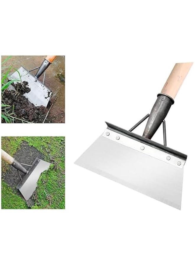 MIXDE Garden Shovel Multifunctional Garden Shovel, Outdoor Garden Cleaning Shovel, Multi Functional Garden Shovel, Not Included Handle, Stainless Steel Cleaning Shovel (20CM) - Image 1