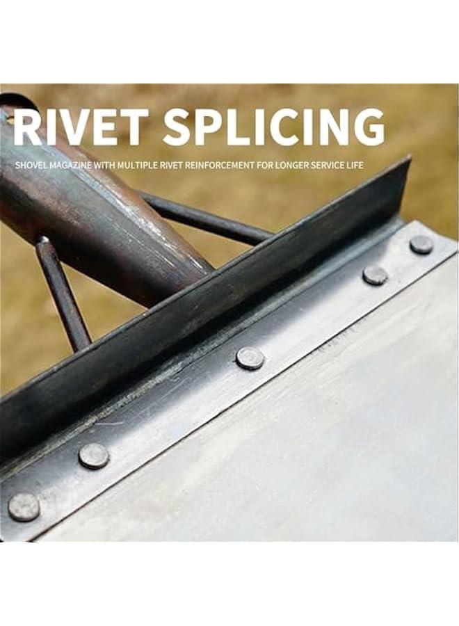 MIXDE Garden Shovel Multifunctional Garden Shovel, Outdoor Garden Cleaning Shovel, Multi Functional Garden Shovel, Not Included Handle, Stainless Steel Cleaning Shovel (20CM) - Image 4