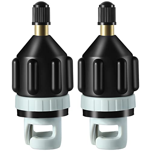 karmiero 2Pcs Inflatable Boat SUP Pump Adapter, Premium Conventional Air Adapter, Sturdy SUP Air Adapter,Quickly Inflation and Strong Sealing SUP Pump Adapter, for Inflatable Boat, Paddleboard and Kayak. - Image 1