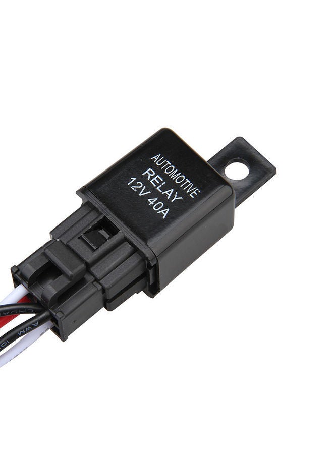 NIBEMINENT Professional Wiring Harness Kit With Fuse Relay Black  - Image 4