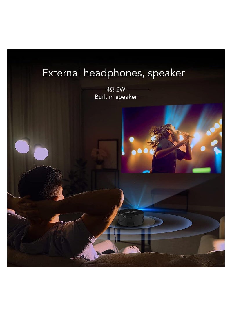 Portable Mini LED Projector for Smartphones and Tablets, Ideal for Home Theater and Outdoor Movies, Perfect Gift for Kids, Supports Mobile Power for Easy Use. - Image 5