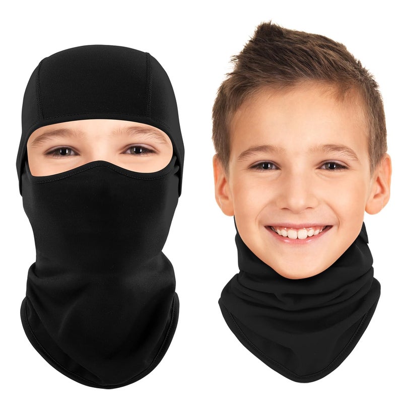 Ameceres Kids Balaclava Ski Mask Cold Weather Windproof Tactical Face Mask Winter for Skiing Snowboarding Cycling 1 - Image 3