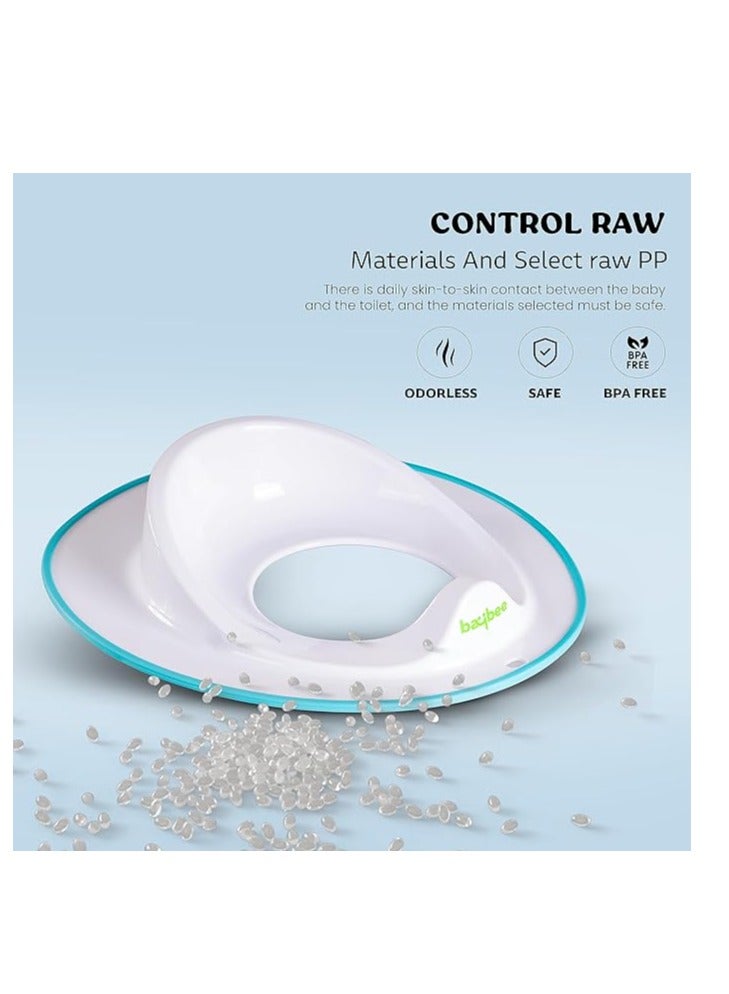 turtees® Baby Potty Training Seat for Boys and Girls, Fits Round & Oval Toilets, Non-Slip with Splash Guard, Includes Free Storage Hook - Image 3