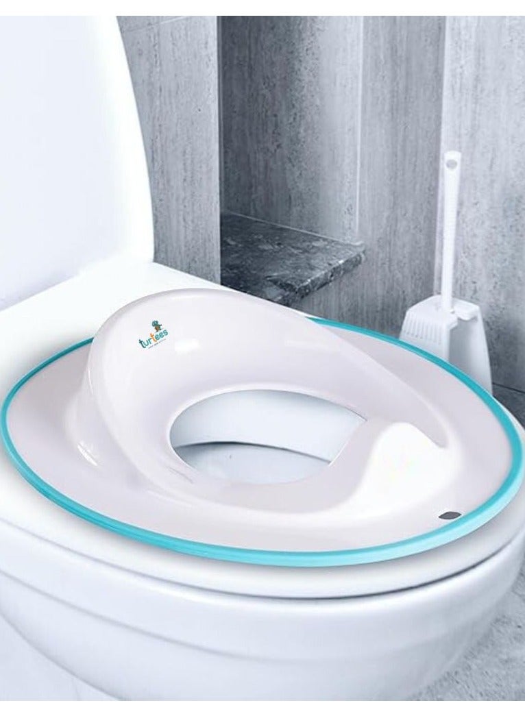 turtees® Baby Potty Training Seat for Boys and Girls, Fits Round & Oval Toilets, Non-Slip with Splash Guard, Includes Free Storage Hook - Image 1