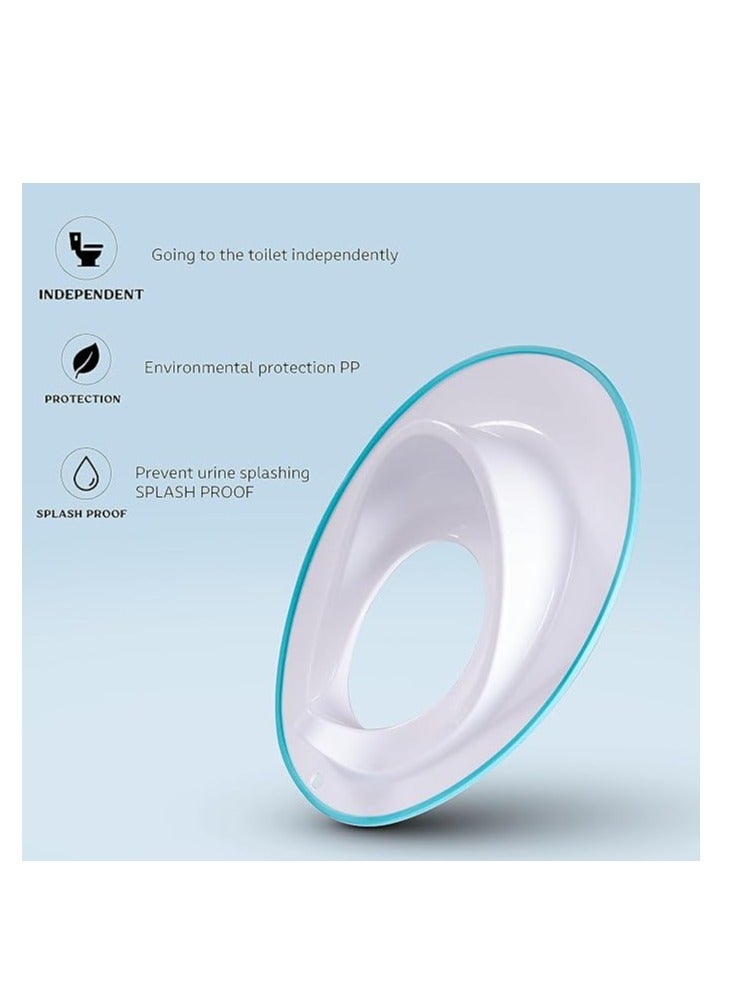 turtees® Baby Potty Training Seat for Boys and Girls, Fits Round & Oval Toilets, Non-Slip with Splash Guard, Includes Free Storage Hook - Image 5