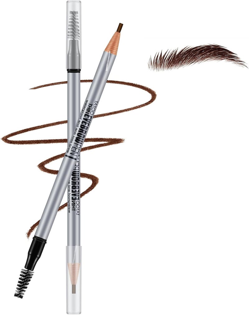 Waterproof Eyebrow Pencil,Pull Cord Brow Pen Long Lasting,Microblading Supplies Brow For Marking Filling Outlining Eye Brow Liners - Image 1