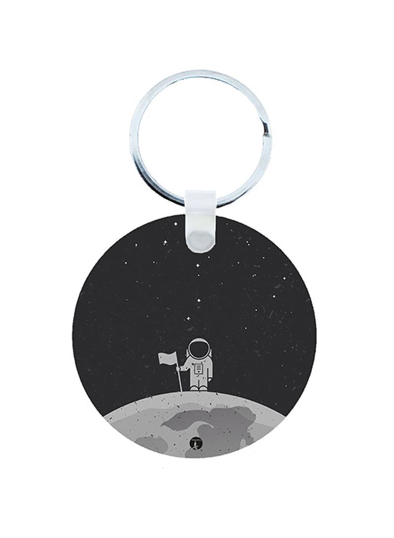 The Space Wooden Keychain