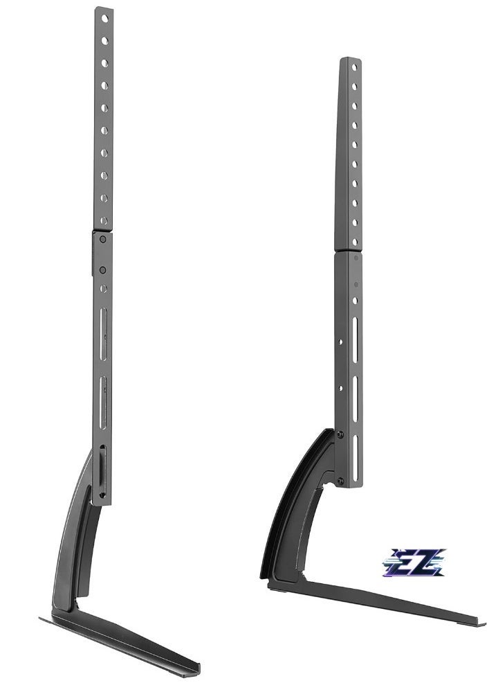 ELTRAZONE Universal TV Stand Height Adjustable TV Stand for 30-65 Inch up to 40 kg, Max. VESA 800 x 400, Sturdy Steel, Black - Image 2