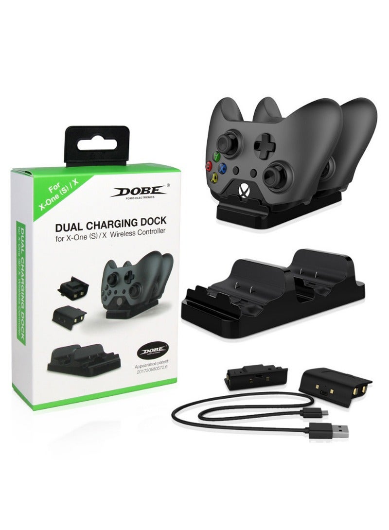 DOBE Dual Charging Dock Set For Xbox One Slim Wireless Controller
