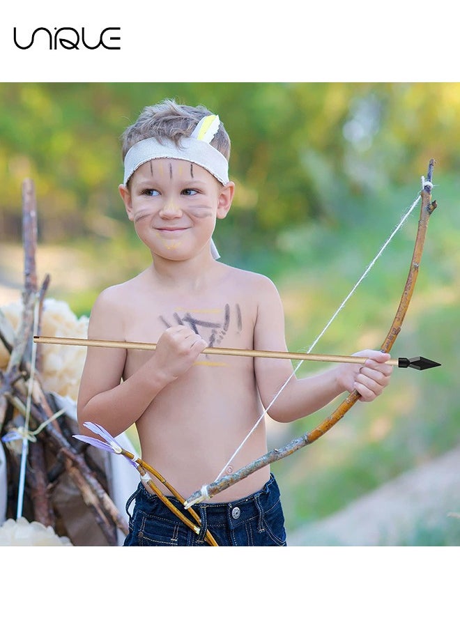 Unique 20 Pieces Wooden Arrows with Soft Rubber for Archery, Outdoor Play Arrows Bows Rubber, Toy Arrows for Cosplay Costume Decoration  - Image 5