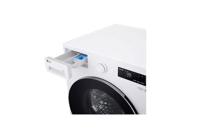 إل جي Front Load Washer 13 kg Steam – LG WFN1310WHT WFN1310WHT White - Image 4