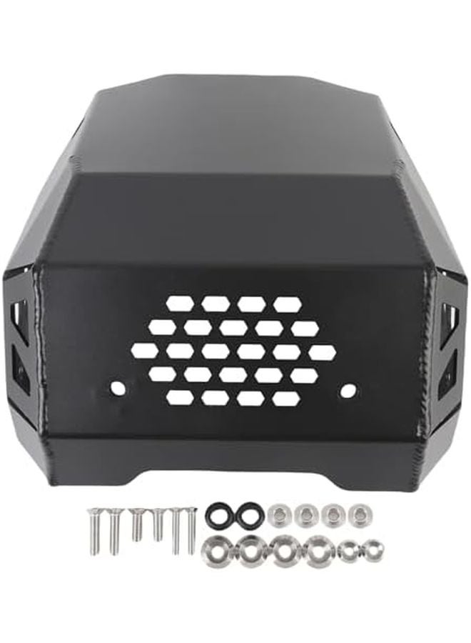 Aramox Aluminum Alloy Engine Skid Plate Chassis Guard For CF450MT 450 2024 Black - Image 5