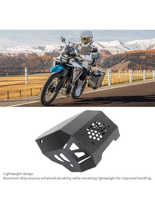 Aramox Aluminum Alloy Engine Skid Plate Chassis Guard For CF450MT 450 2024 Black - Image 4