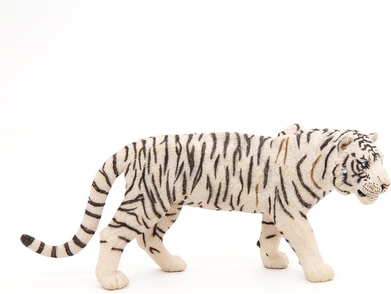 Papo  White Tiger  Realistic Figurine  for Ages 3  Wild Animal Kingdom Collection  Hand Painted  Highly Detailed  Durable and Educational  Gift Idea  Collectable  White Tiger Toy - Image 5
