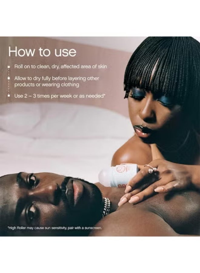 TOPICALS Ingrown Tonic Lolion Tonique Pour Poils Incarnes 50ml, High Roller Ingrown Hair Tonic, Daily Treatment For Razor Bumps, Irritation And Ingrown Hairs, Contains Salicylic And AHAs And BHAs, Suitable For Face And Body - Image 5