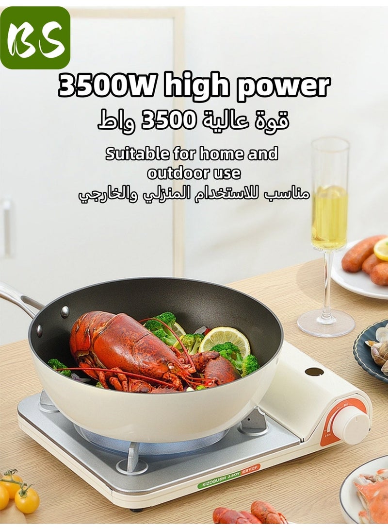 BS Ultra-thin portable cassette stove | Outdoor camping stove | Lightweight design | Easy to carry | Quick installation | High fuel efficiency | Durable materials - Image 3