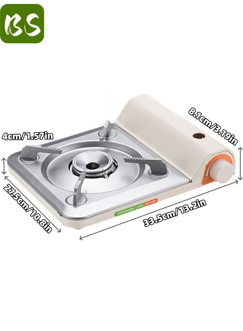 BS Ultra-thin portable cassette stove | Outdoor camping stove | Lightweight design | Easy to carry | Quick installation | High fuel efficiency | Durable materials - Image 2