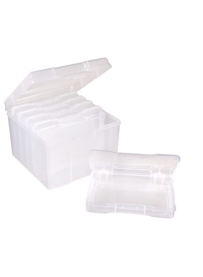 ArtBin 6947ZZ Photo  Craft Organizer Set Large Box with 5 Plastic Storage Cases Inside Clear - Image 5