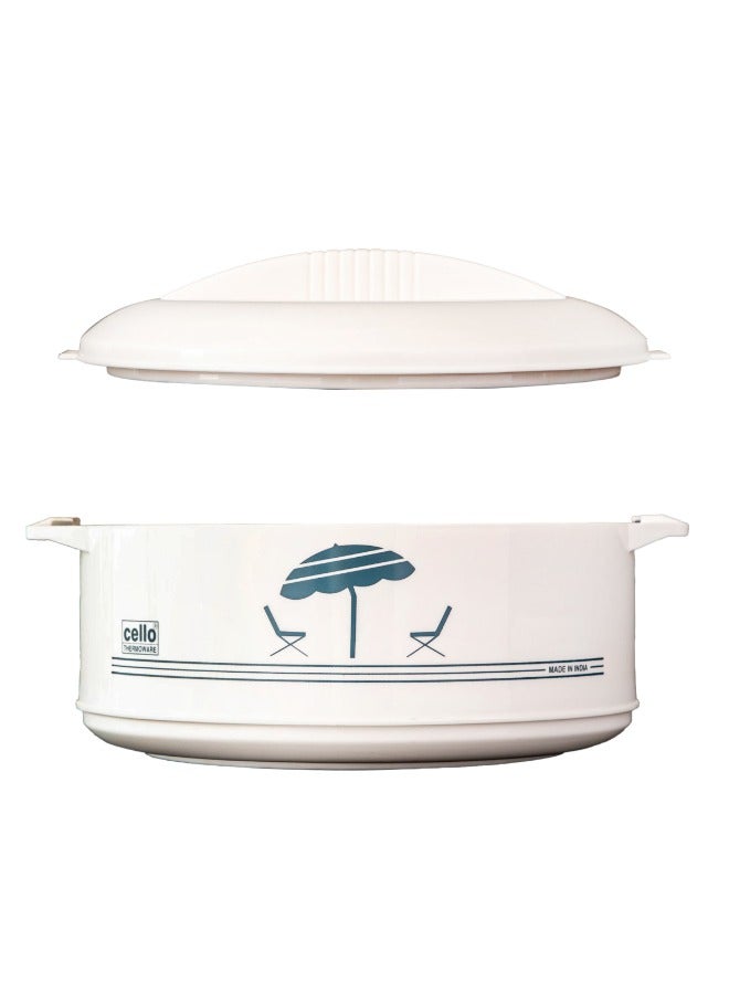 Cello Chef Deluxe Size 1.5 Liter Chef Deluxe Hot-Pot Insulated Casserole Food Warmer/Cooler, White - Image 4