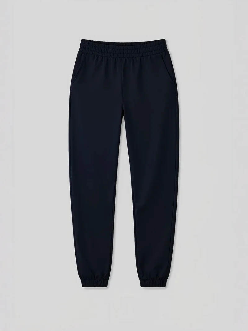 تومي لايف TOMMY Women's High-Waist Relaxed Fleece Joggers