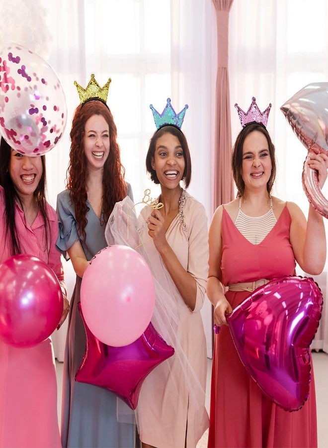 Capiant 3 PACK Sequins Crown Headband, Queen Crown Headband, Women Hair Band Accessories, Cute Hair Accessories Fit Women Party Take Photos Decorations(3 Colors) - Image 4