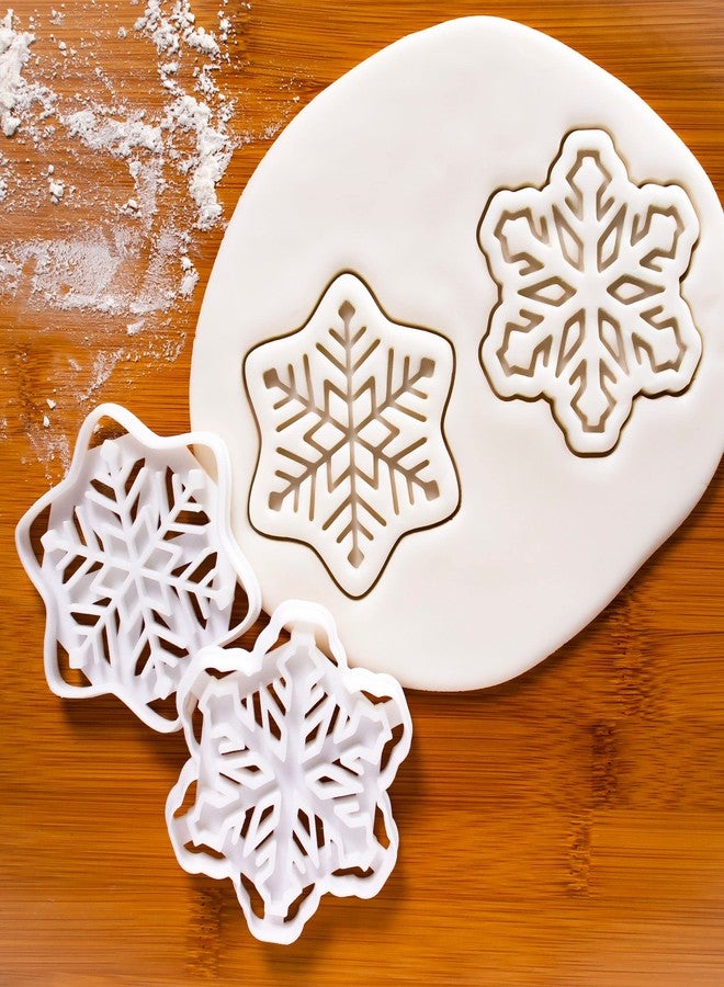 Bakerlogy Set of 2 Snowflake cookie cutters (Style 1 and 2), 2 pieces - Bakerlogy - Image 2