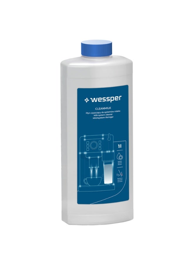 Wessper CleanMilk 1000 ml Milk System Cleaning Liquid - Image 2