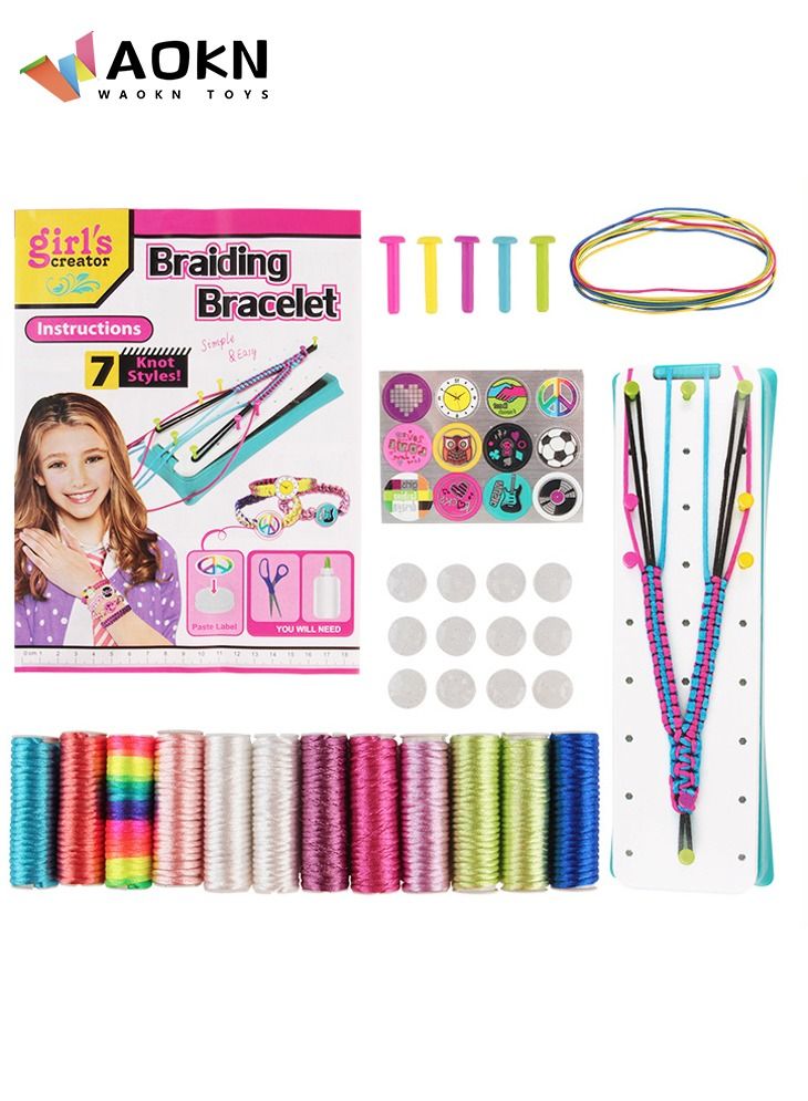 WAOKN Friendship Bracelet Maker Fun Paracord Bracelets Kit with Paracord Bracelet Maker  - Image 1