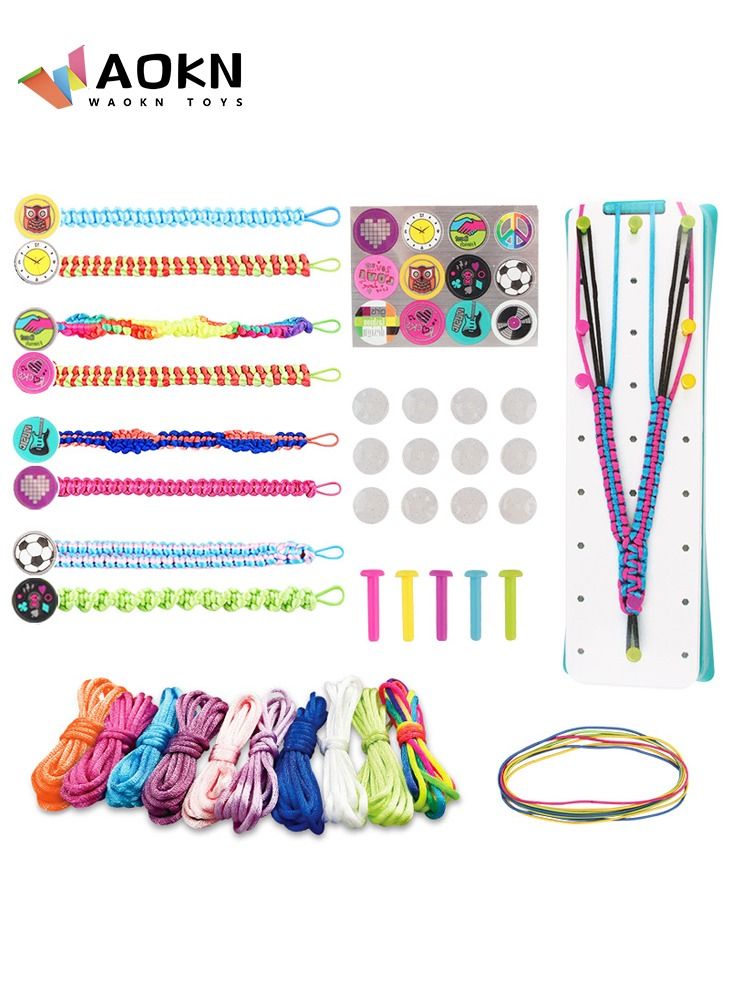 WAOKN Friendship Bracelet Maker Fun Paracord Bracelets Kit with Paracord Bracelet Maker  - Image 2